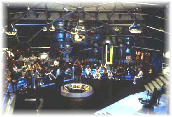 Between Takes - Notice Mike Meyers in lower right.